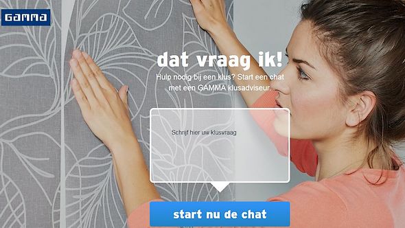 Gamma start live chatservice Datvraagik.nl