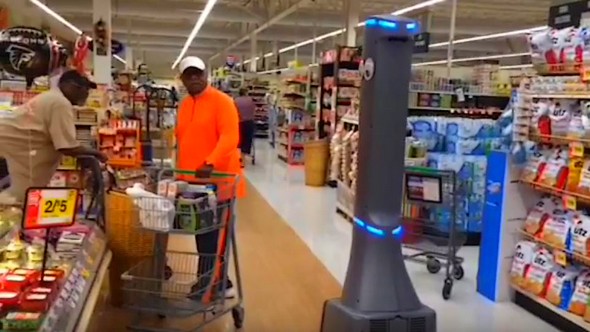 Ahold test robot in supermarkt