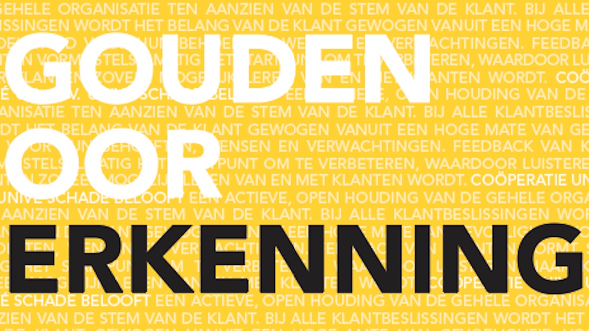 PFZW/PGGM ontvangt hoogste Gouden Oor erkenning