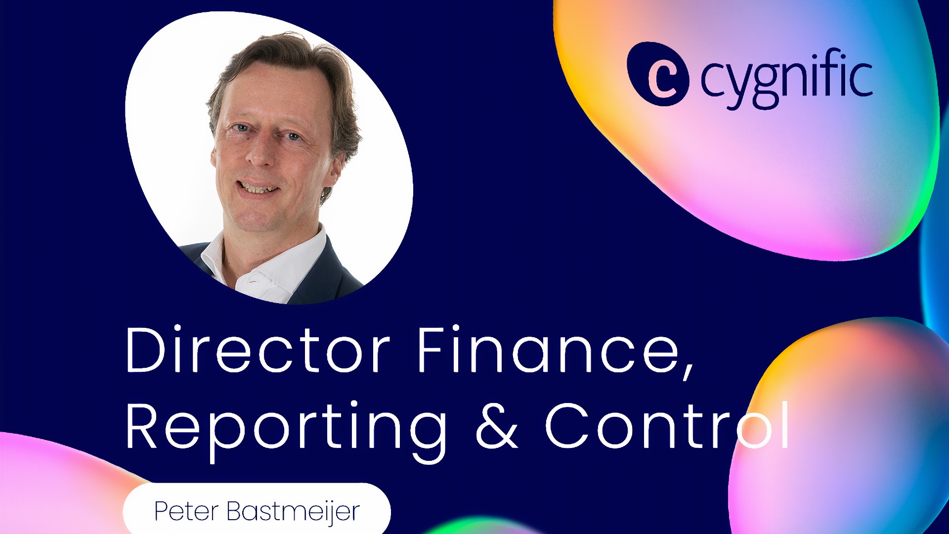Peter Bastmeijer nieuwe director Finance Cygnific