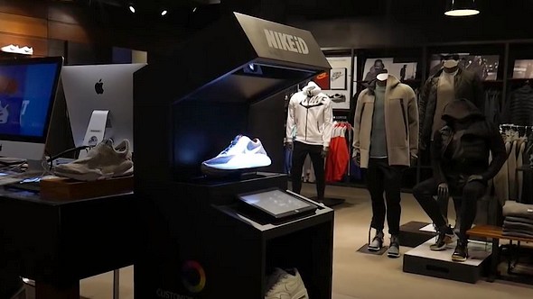 Klanten Nike spelen met augmented reality