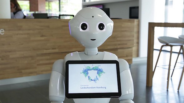 Robot verwelkomt burgers Leidschendam-Voorburg