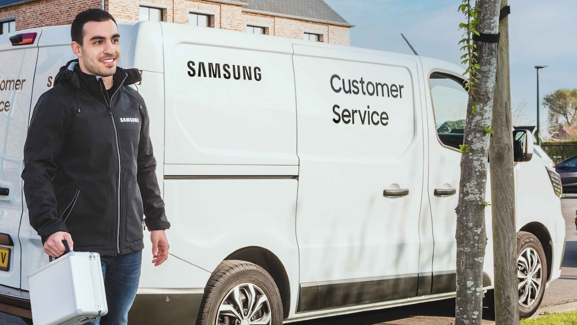 Samsung brengt reparatie aan huis